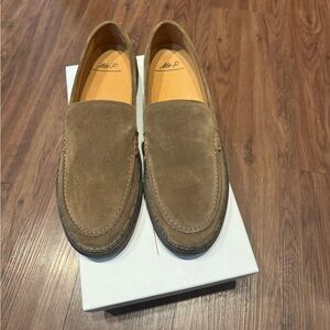 Mr. P Men’s Size 44 Brown Suede Loafers
